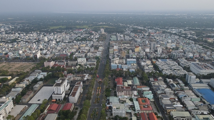 Tỉnh Đồng Tháp nhìn từ trên cao. Ảnh: Ngọc Tài