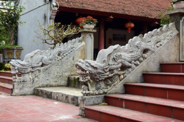 Đình Trích Sài: Khám phá đôi rồng đá, dấu ấn văn hóa Hồ Tây