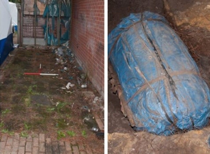 Cảnh sát công bố hình ảnh chiếc thùng Andrew Griggs dùng để chôn thi thể Debbie. Ảnh: Kent Police