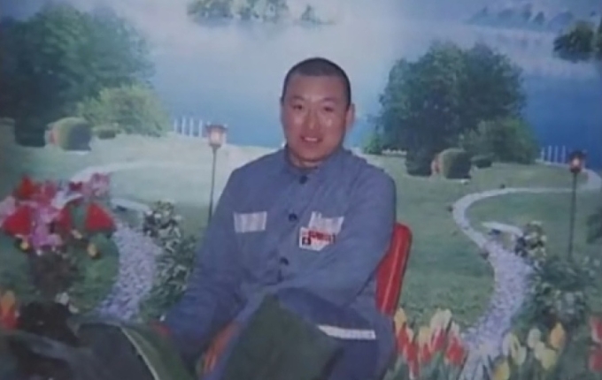 Trần Thế Giang trong ảnh chụp tại nhà tù năm 2003. Ảnh: CCTV