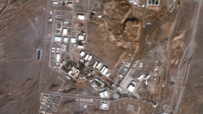 Ảnh vệ tinh chụp nhà máy làm giàu uranium Natanz của Iran hồi tháng một. Ảnh: Maxar Technologies