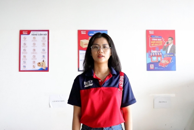 Võ Đặng Quỳnh Như, chủ bưu cục Kiến Tường. Ảnh: BEST Express