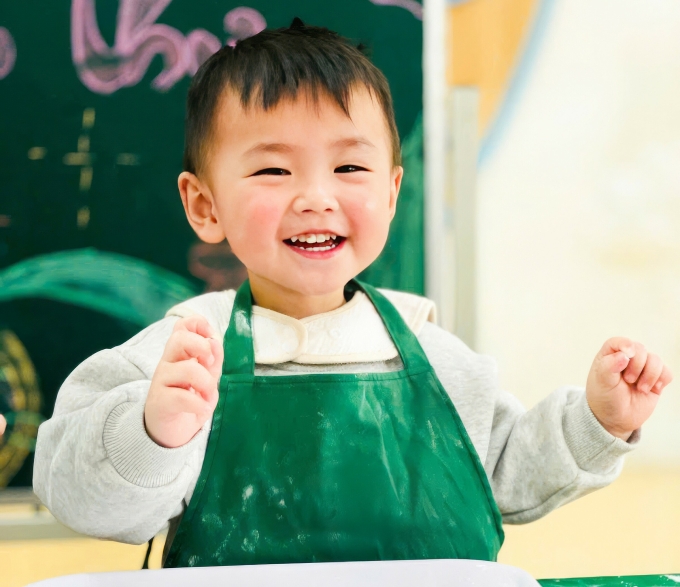 Bé Đức Thịnh, con của vợ chồng chị Trang ra đời nhờ kỹ thuật thụ tinh trong ống nghiệm. Ảnh: Nhân vật cung cấp