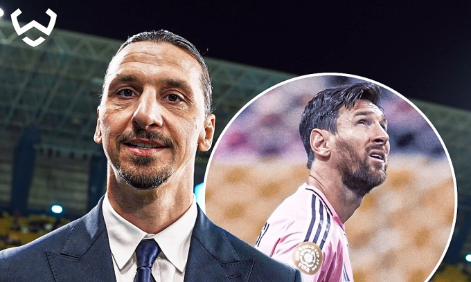 Ibrahimovic sau trận Inter Miami thua PSG trên sân Mercedes-Benz, thành phố Atlanta, bang Georgia, Mỹ, vòng 1/8 FIFA Club World Cup ngày 29/6/2025. Ảnh: WarmUp