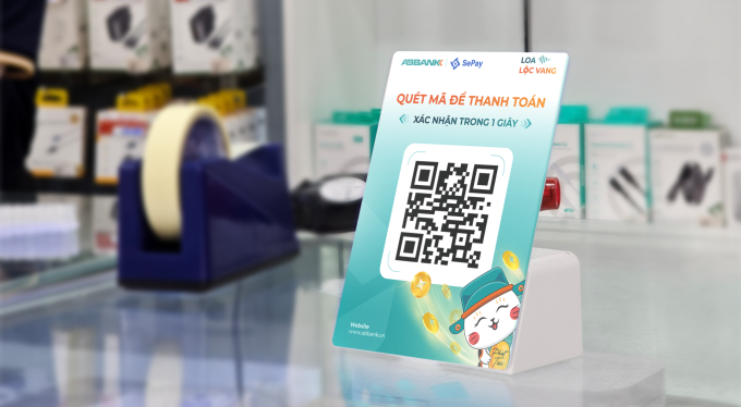 Loa Lộc Vang từ SePay cung cấp cho khách hàng ABBank. Ảnh: SePay
