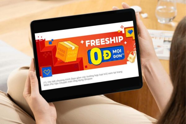 Shopee: Ưu đãi phí ship 0 đồng toàn sàn hấp dẫn