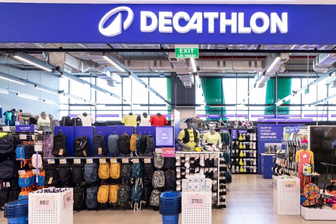 Một cửa hàng của thương hiệu bán lẻ thể thao tại TP HCM. Ảnh: Decathlon
