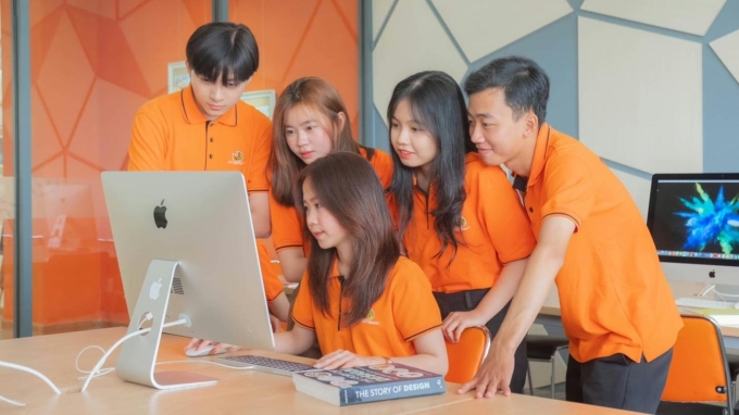 Sinh viên học tập tại trường. Ảnh: Trường Đại học FPT
