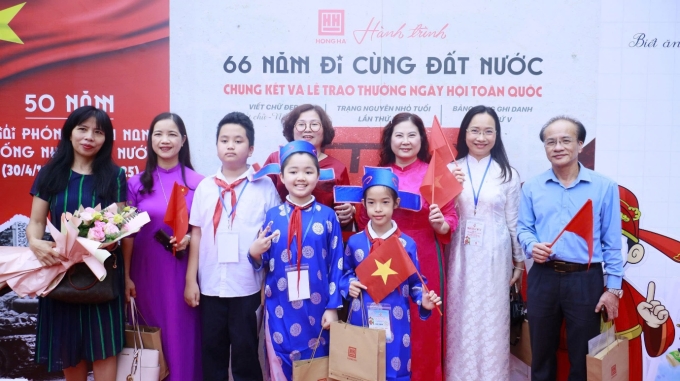 Hồng Hà đồng hành cùng cuộc thi Trạng Nguyên nhỏ tuổi lần thứ 23. Ảnh: Hồng Hà