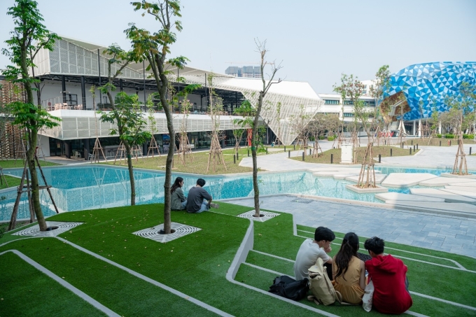 Khuôn viên trường Đại học Anh Quốc Việt Nam. Ảnh: BUV