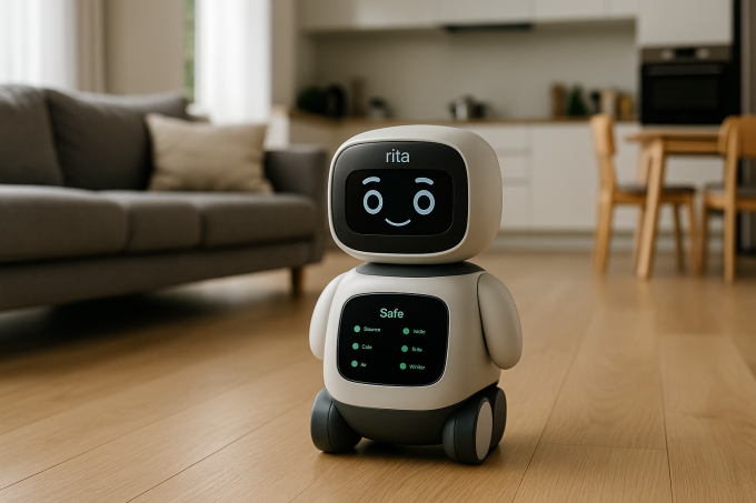 Hình ảnh mô phỏng AI robot của Rita Technology. Ảnh: Rita Technology