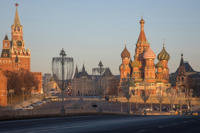 Khung cảnh Quảng trường Đỏ ở thủ đô Moscow. Ảnh: lllokep/Unsplash