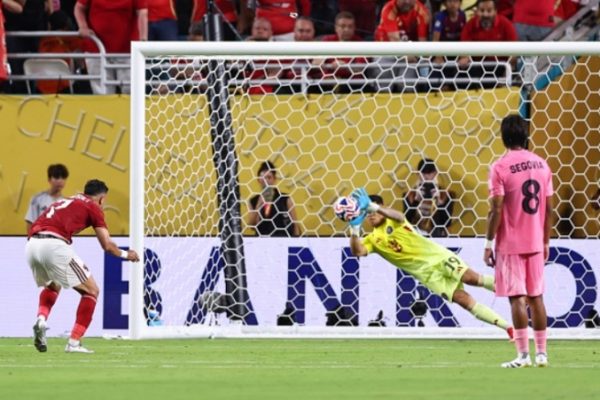 Cầu thủ sút hỏng phạt đền trước Inter Miami bị phạt