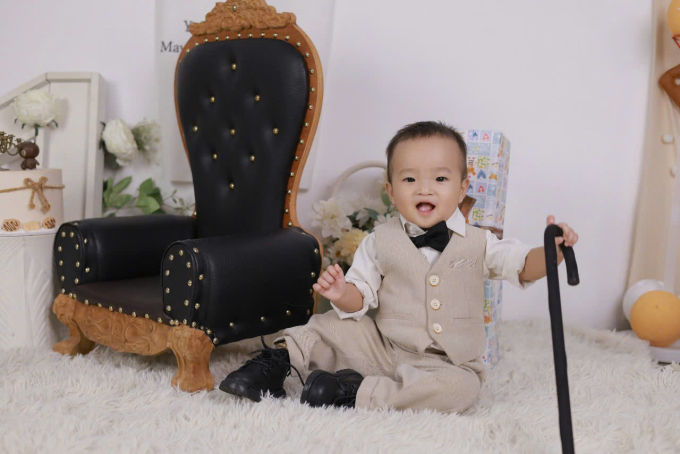 Bé Gia Phúc, con trai của vợ chồng chị Hường. Ảnh: Nhân vật cung cấp