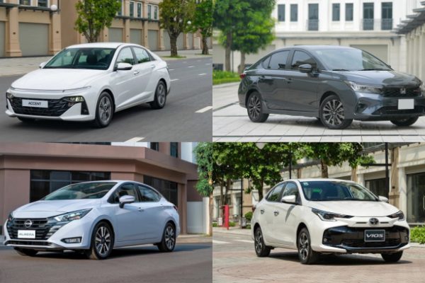 Tháng 6: Sedan hạng B giảm giá mạnh, cạnh tranh khốc liệt