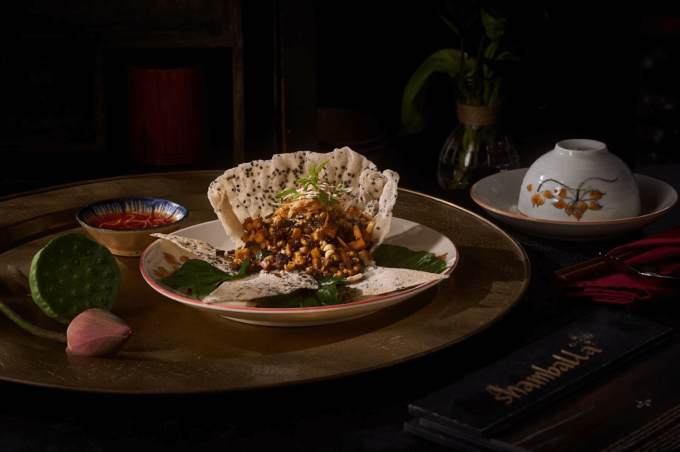 Món ăn ở Shamballa. Ảnh: Shamballa