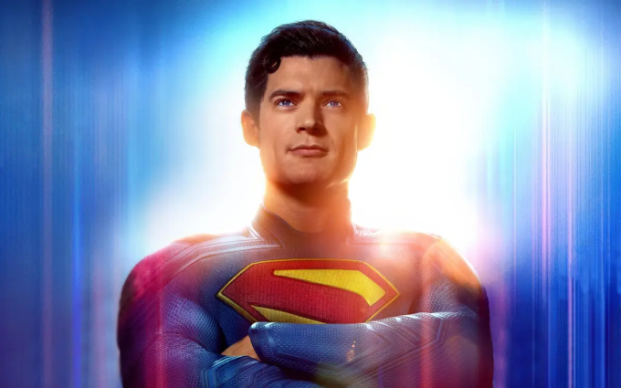 Tạo hình của David Corenswet trong vai Superman. Ảnh: DC Studios