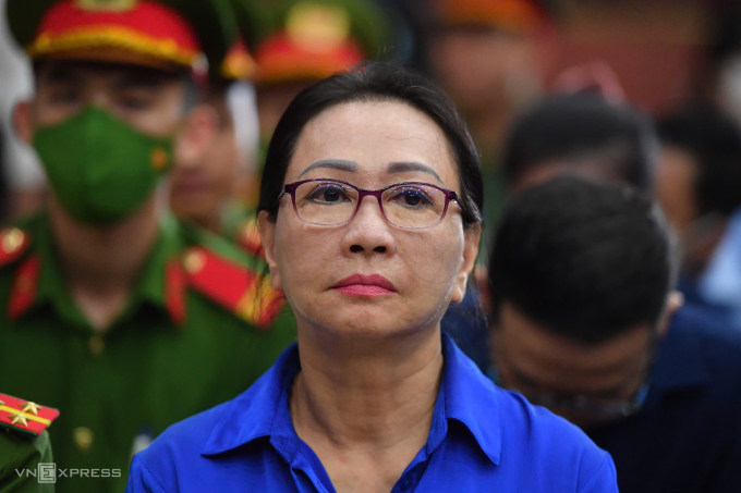Bà Trương Mỹ Lan được giảm án chung thân xuống 30 năm tù tại giai đoạn 2 vụ án, được xét có khả năng khắc phục hậu quả rất lớn. Ảnh: Thanh Tùng