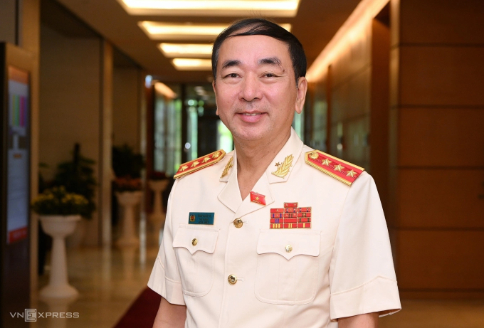 Thượng tướng Trần Quốc Tỏ. Ảnh: Giang Huy