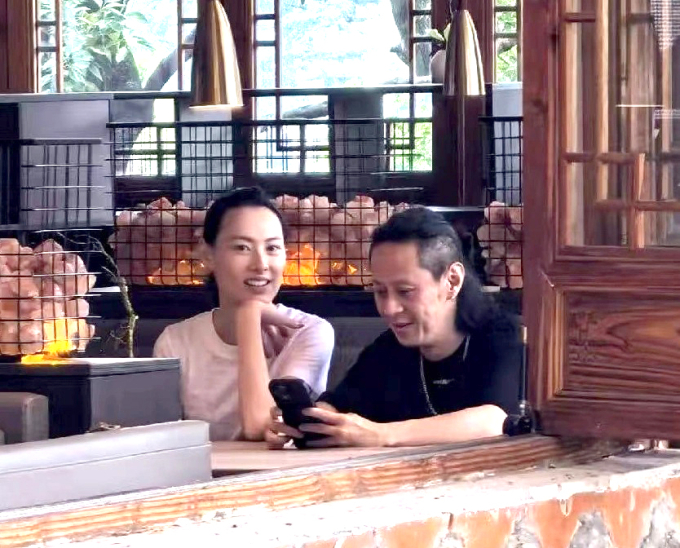 Lương Lạc Thi và Mã Dục Kha. Ảnh: QQ