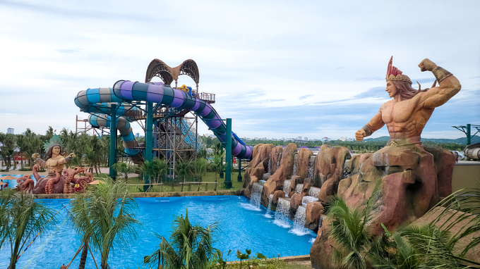 Sun World Sầm Sơn được lấy cảm hứng thiết kế từ chất liệu dân gian Việt Nam. Ảnh: Sun World