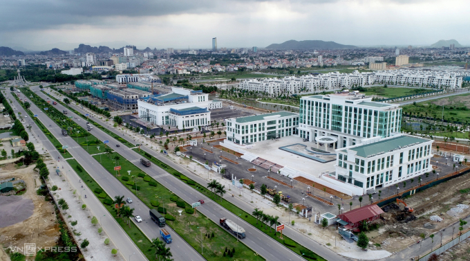 Trung tâm Hành chính mới TP Thanh Hoá rộng hơn 42.000 m2. Ảnh: Lê Hoàng