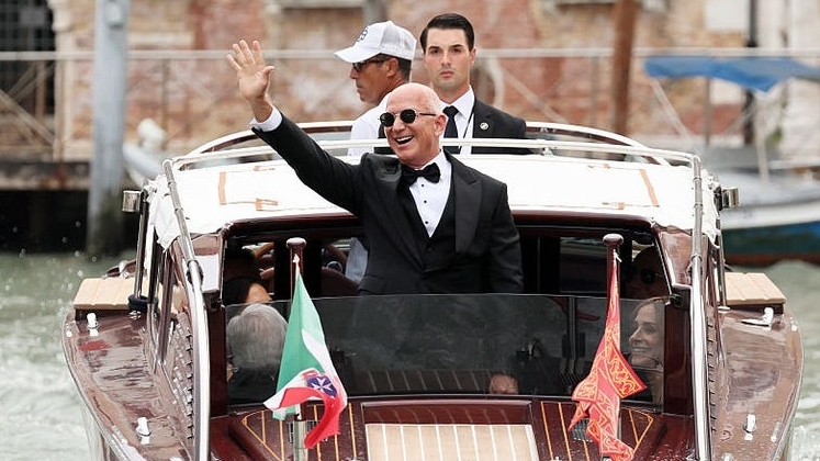 Tỷ phú Jeff Bezos trong lễ cưới