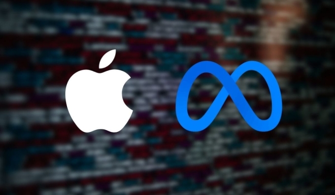 Logo của Apple và Meta. Ảnh: African Manager