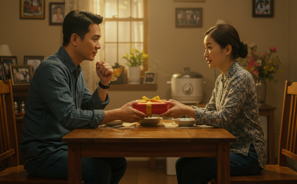 ‘Trả lương’ cho vợ để được yêu chiều là khoản đầu tư xứng đáng