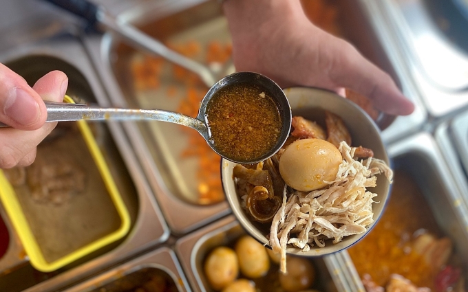 Một phần xôi của Xôi Bát. Ảnh: Vân Khanh