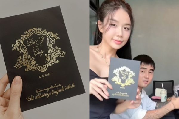 Thiệp cưới đen của Đạt G và Cindy Lư: Ý nghĩa đặc biệt