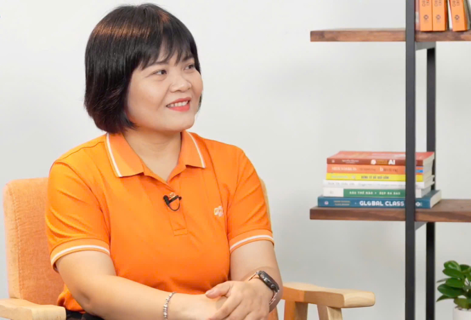 ThS. Lê Hồng Ngọc - Trưởng phòng Tư vấn hướng nghiệp, trường Đại học FPT. Ảnh: Chụp màn hình