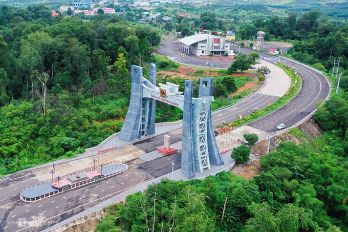 Cửa khẩu Quốc tế Lệ Thanh. Ảnh: Ngọc Oanh