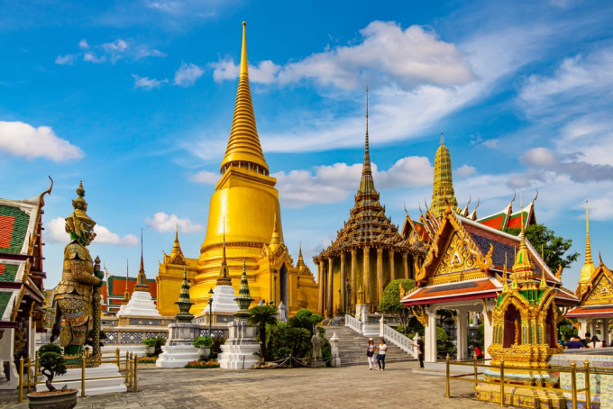 Chùa Wat Phra Kaew ở Bangkok, Thái Lan. Ảnh: Bangkok Air