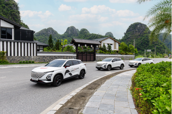 Omoda C5 trong một chuyến trải nghiệm. Ảnh: Omoda & Jaecoo Việt Nam