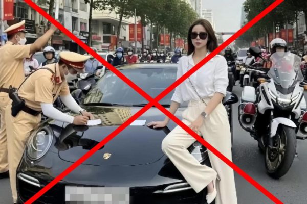 Phạt vì đăng ảnh AI chế CSGT xử lý siêu xe: Cảnh báo!
