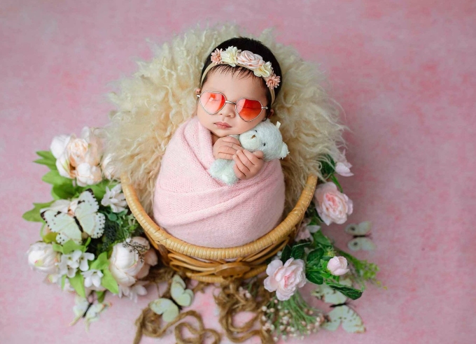 Con gái của vợ chồng chị Hà Mi chào đời khỏe mạnh nhờ kỹ thuật IVF tại IVF Tâm Anh TP HCM. Ảnh: Nhân vật cung cấp
