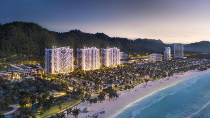 Phối cảnh tòa căn hộ Sonasea Sparkling, đáp ứng nhu cầu vừa nghỉ dưỡng, vừa đầu tư. Ảnh: CEO Group