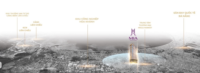 Phối cảnh vị trí dự án Mia Center Point. Ảnh: Mia Center Point