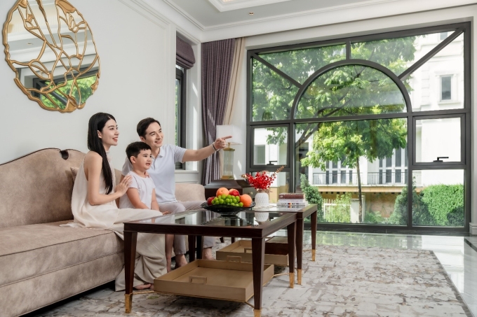 Các giải pháp cửa cách âm, cách nhiệt Eurowindow mang đến không gian sống sang trọng và tiết kiệm chi phí tiêu thụ điện. Ảnh: Eurowindow