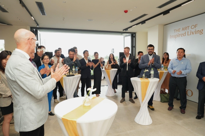 Đại diện đối tác quốc tế tại lễ ký kết thương hiệu Divo