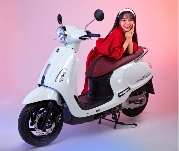 Xe tay ga Attila 50. Ảnh: SYM
