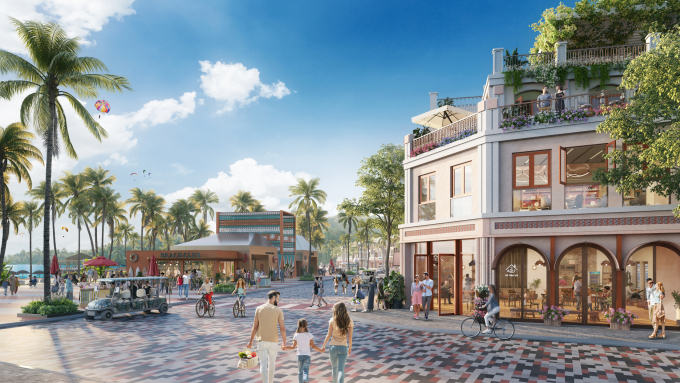 Phối cảnh nhà phố Hỷ phường. Ảnh: Sun Property