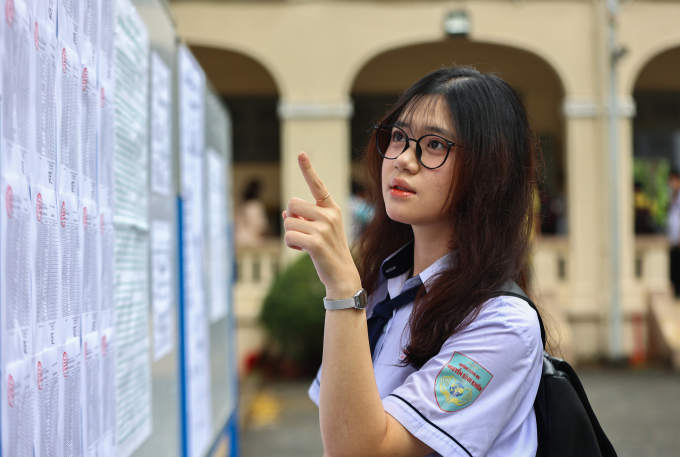 Thí sinh TP HCM thi tốt nghiệp THPT 2025. Ảnh:Quỳnh Trần