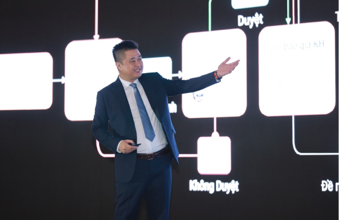 Ông Lê Việt Thắng, Founder kiêm CEO 1Office tại một sự kiện. Ảnh: 1Office