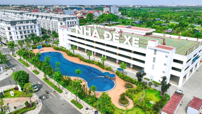 Dự án có nhà để xe riêng 3 tầng. Ảnh: Eurowindow Twin Parks