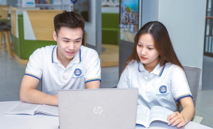 Sinh viên trường Đại học Thương mại. Ảnh: TMU
