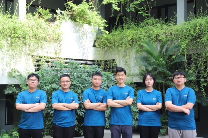 Đội tuyển IMO Việt Nam năm 2025. Ảnh: Fanpage Viện Nghiên cứu cao cấp về Toán - VIASM