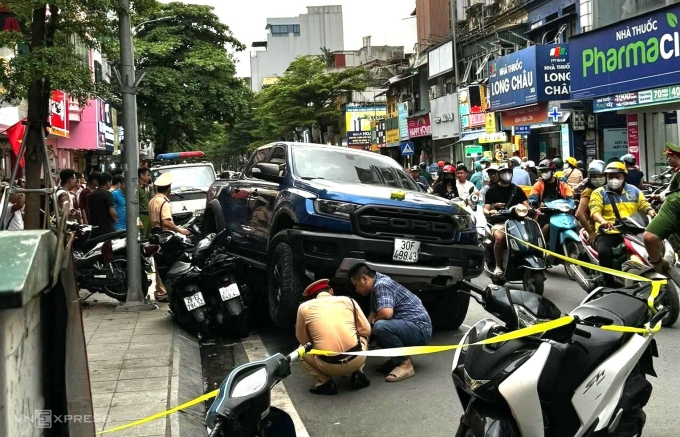 Hiện trường vụ tai nạn. Ảnh: Việt An