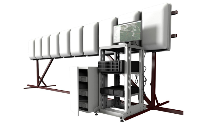 Mô phỏng hệ thống radar 3D PCL của Nga. Đồ họa: Rostec